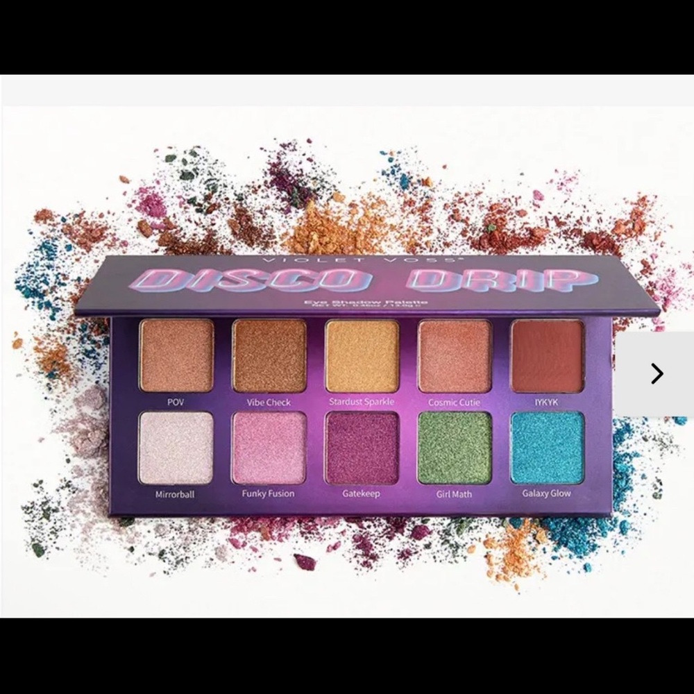 💚2/$30 VIOLET VOSS Disco Drip Eye Shadow Palette